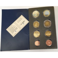 VATICAN 2005 . EURO SPECIMEN PATTERN SET OF 8 COINS